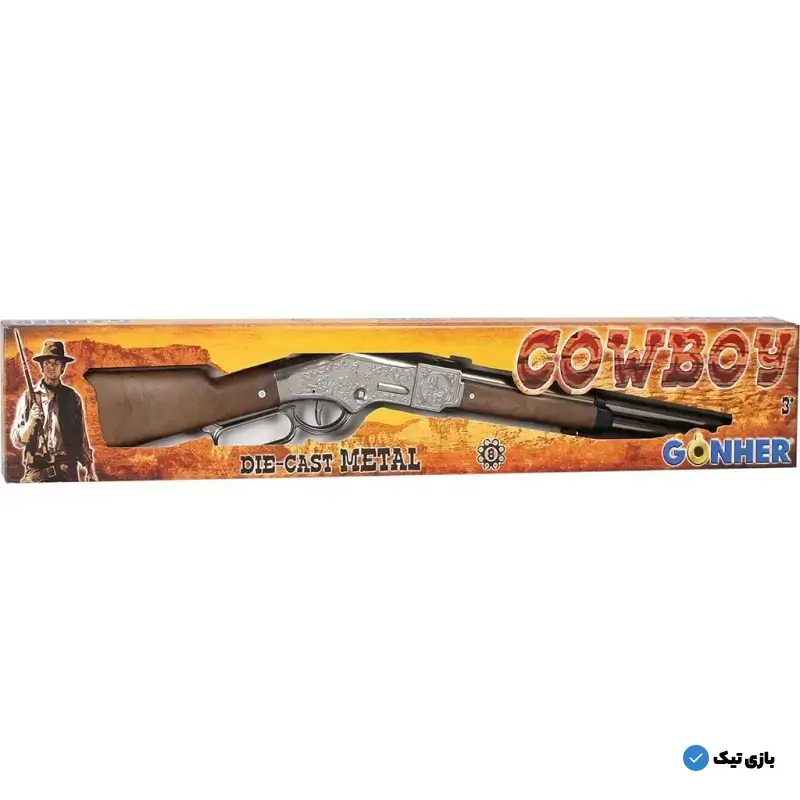 تفنگ شکاری وینچستر فلزی گانهر ترقه ای COWBOY