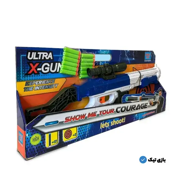 تفنگ اسباب بازی مدل زورو طرح x-gun
