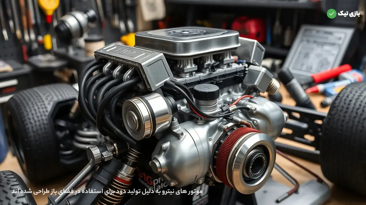 موتور بنزینی ماشین کنترلی