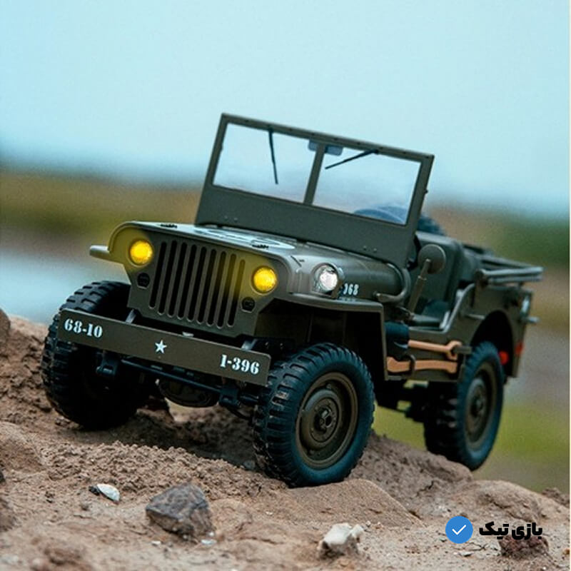 ماشین کنترلی جیپ ویلیز C8815 + وینچ